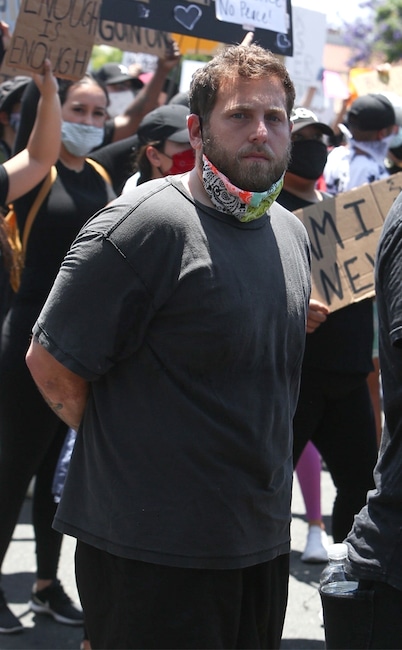 Jonah Hill, protest